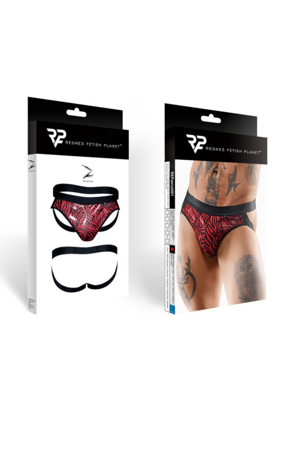 Jockstrap en tulle zébré - Regnes – Image 3