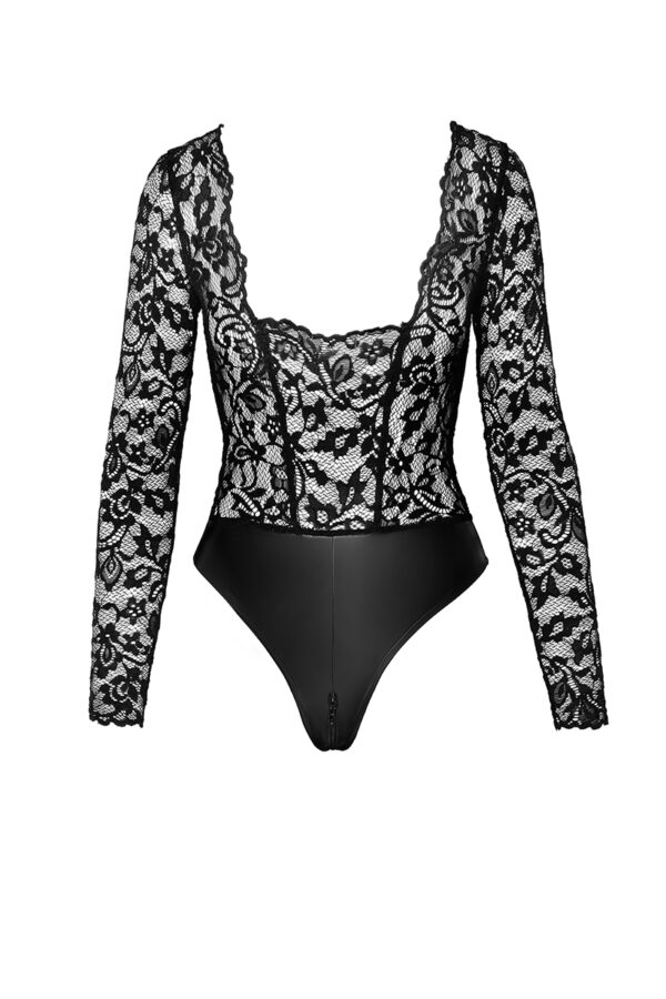 Body Psyché F296 wetlook et dentelle – Image 3