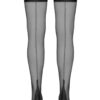 Bas autofixants couture noir 1 - Cotelli Legwear – Image 3