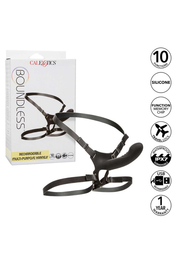 Gode ceinture vibrant Boundless Rechargeable Harness – Image 3