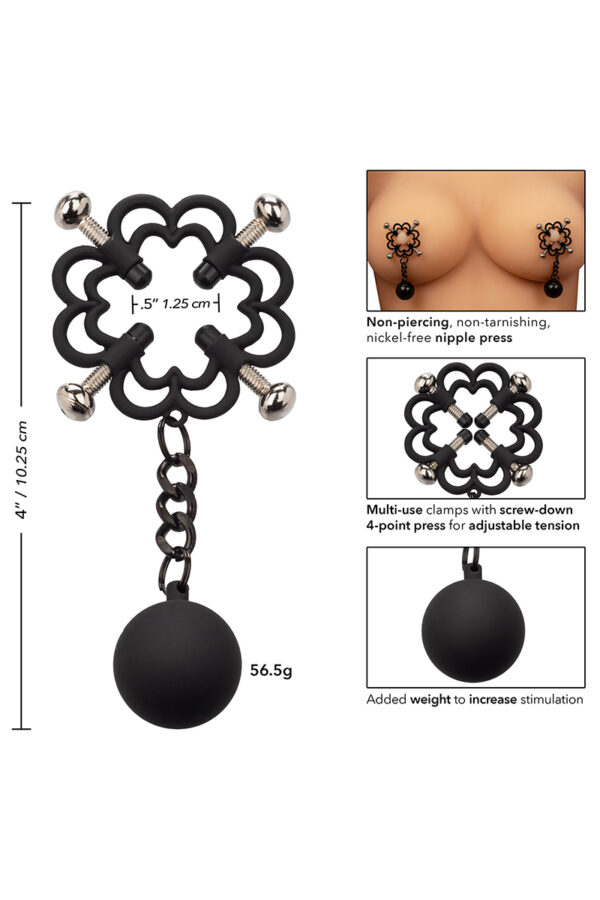 Pinces à tétons lestées - Calexotics – Image 3