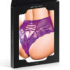 Tanga sexy pourpre à laçage – Image 4