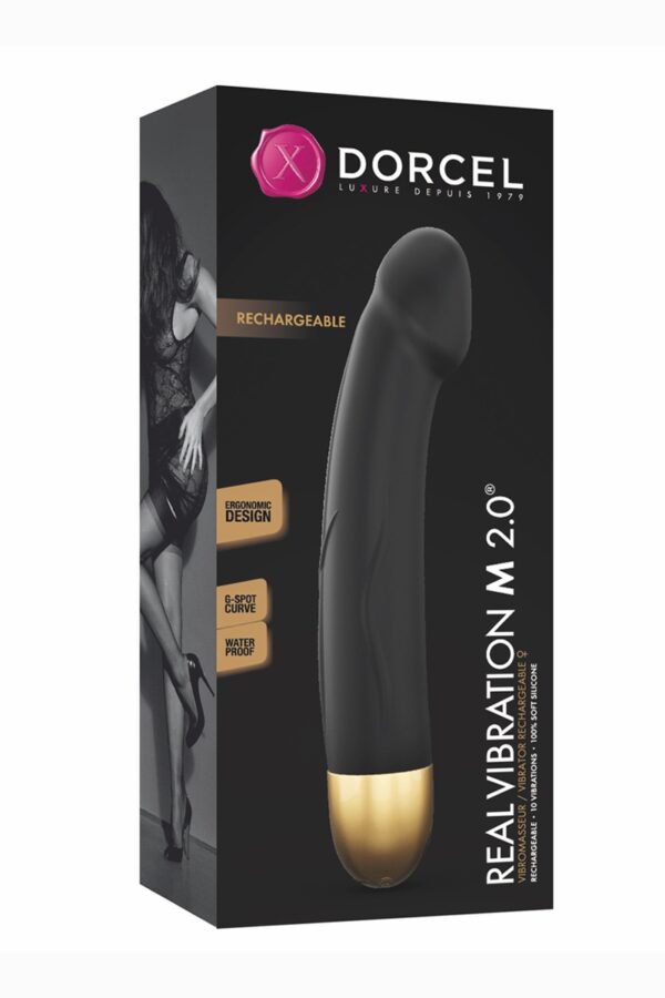Vibro rechargeable Real Vibration gold M 2.0 - Dorcel – Image 4