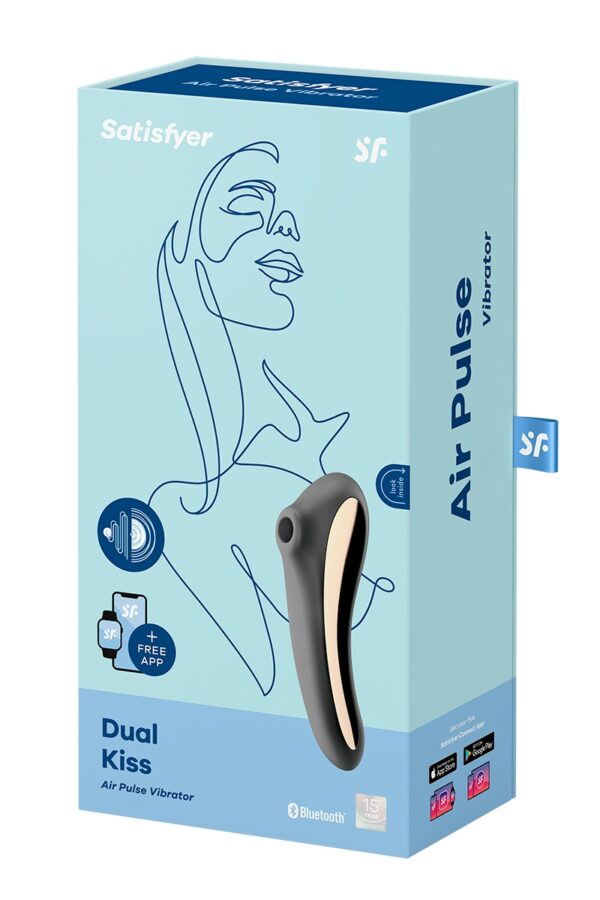 Stimulateur Dual Kiss noir - Satisfyer – Image 4