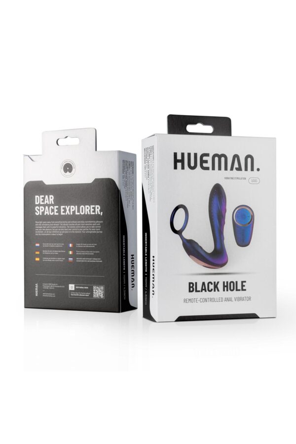 Plug vibrant et cockring Black Hole - Hueman – Image 4