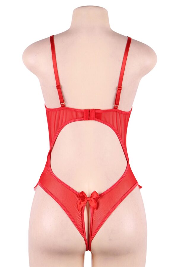 Body rouge ouvert - Paris Hollywood – Image 4