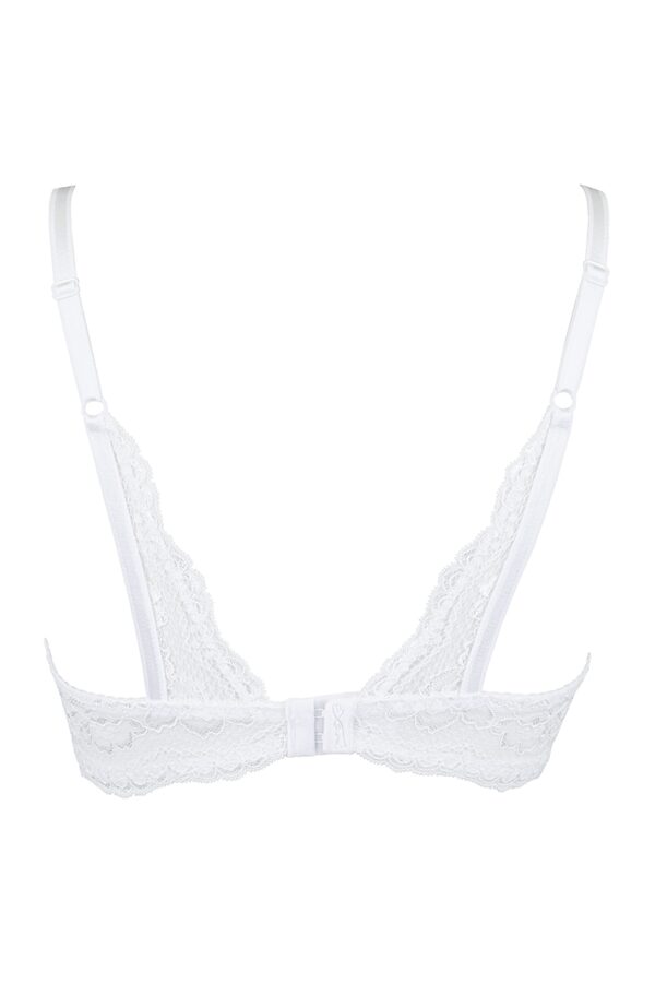 Soutien-gorge ouvert blanc V-9821 - Axami – Image 4