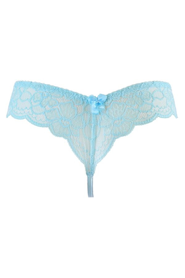 String tanga bleu V-10128 - Axami – Image 4