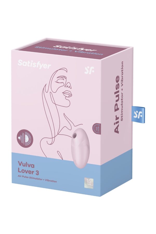 Double stimulateur  Vulva lover 3 Rose - Satisfyer – Image 4