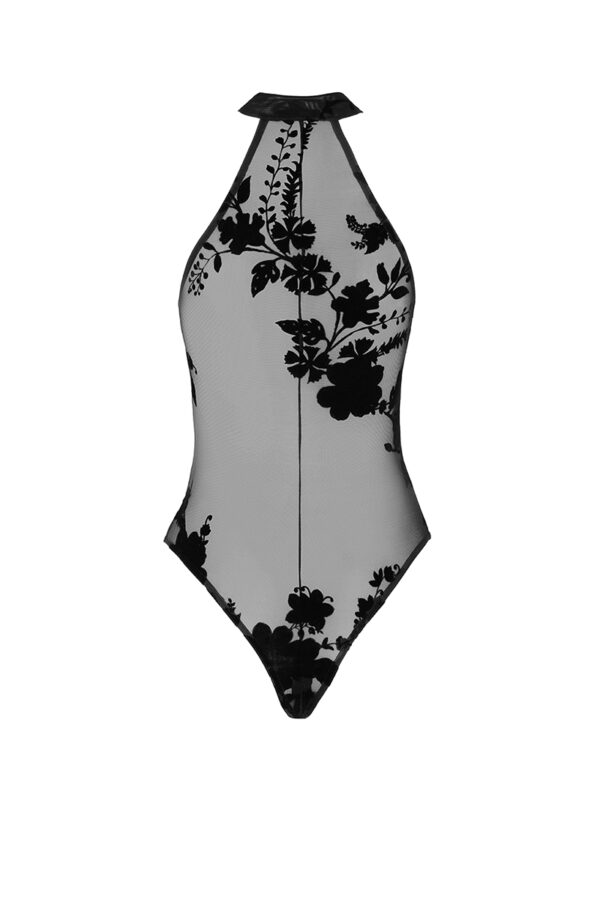 Body zippé Ego F314 tulle floqué – Image 4