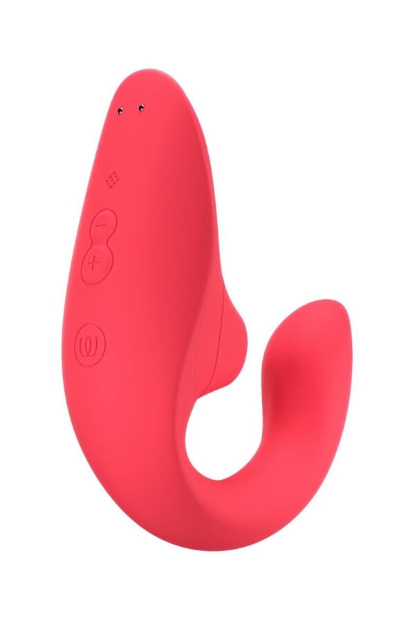 Double stimulateur Womanizer Blend rose éclatant – Image 2