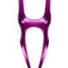 Body rose métallisé ouvert à l'entrejambe - Cotelli Lingerie – Image 2