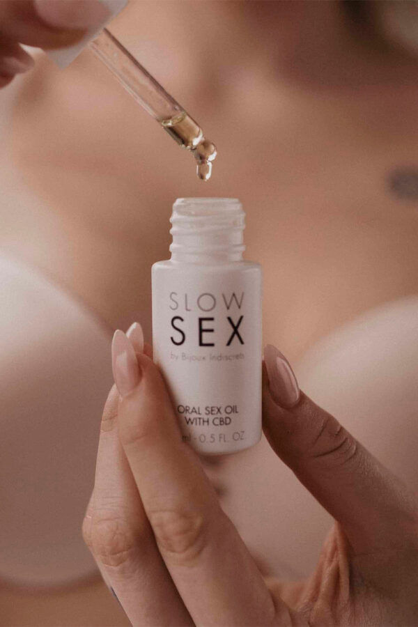 Huile au CBD pour sexe oral Slow Sex - Bijoux Indiscrets – Image 2