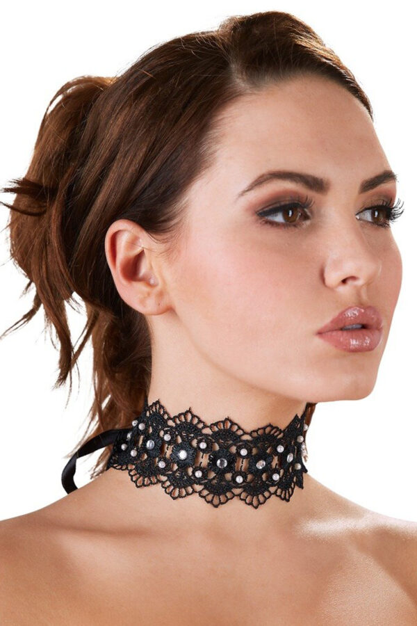 Collier brodé avec strass - Cotelli Accessoires – Image 2
