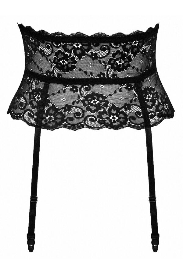 Ceinture porte-jarretelles noir - Cottelli Lingerie – Image 2