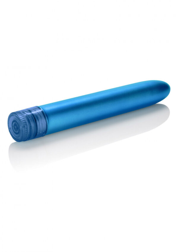Vibromasseur Metallic Shimmer bleu – Image 2