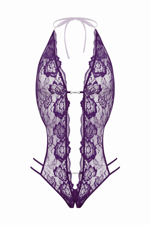 Body string ouvert Renee violet - Christine – Image 3