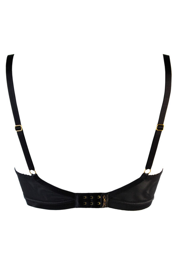 Soutien-gorge tulle et dentelle noir V-10711 - Axami – Image 3