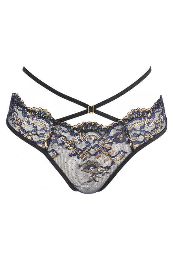 String dentelle Noir V-10368 - Axami – Image 3