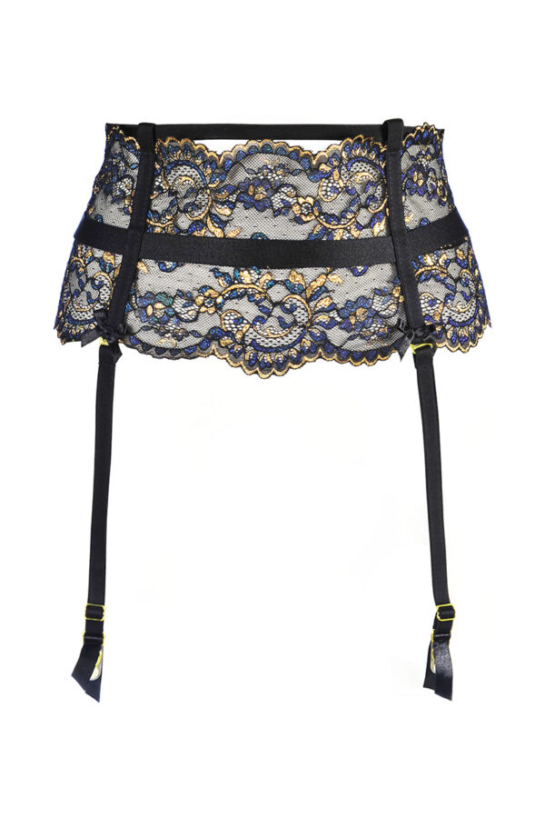 Porte-jarretelles dentelle Noir V-10362 - Axami – Image 3