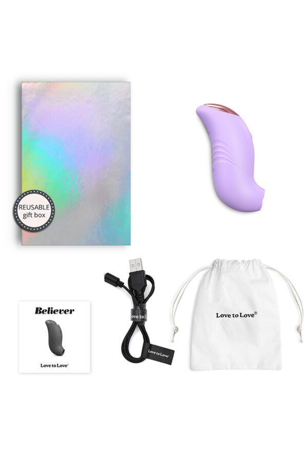 Stimulateur clitoridien Believer mauve - Love to Love – Image 4