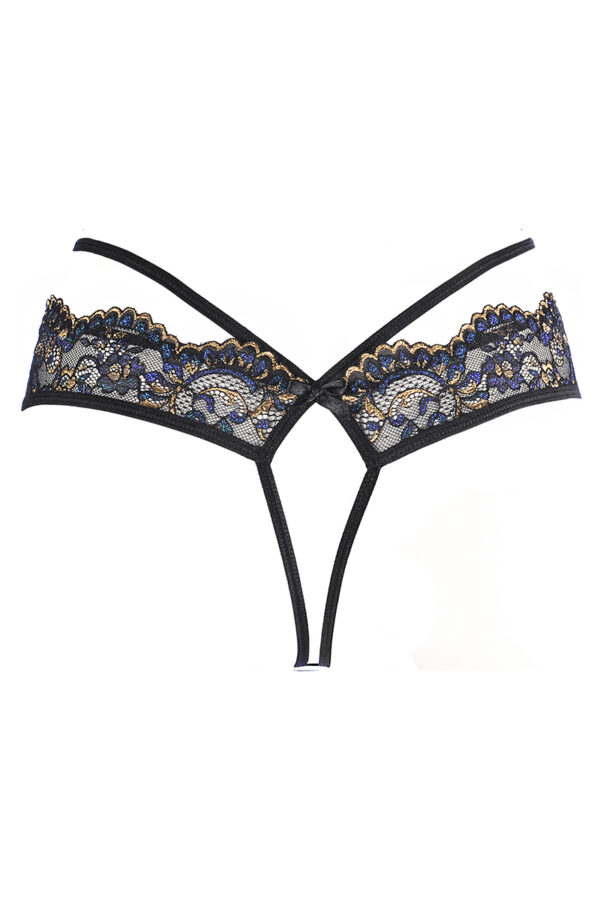 String dentelle Noir V-10368 - Axami – Image 4
