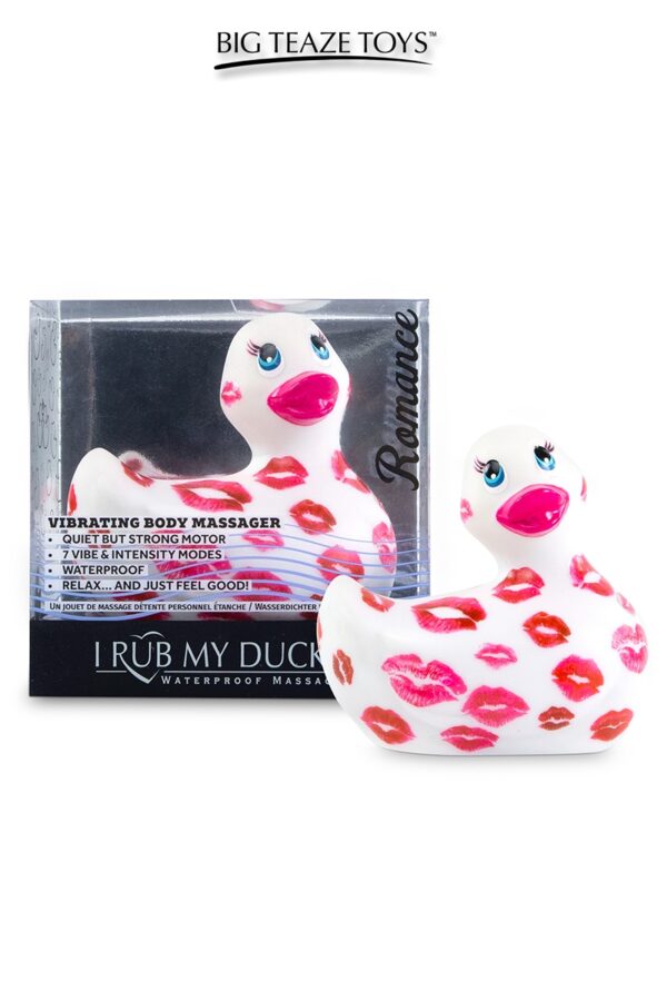 Mini canard vibrant Romance blanc et rose – Image 2