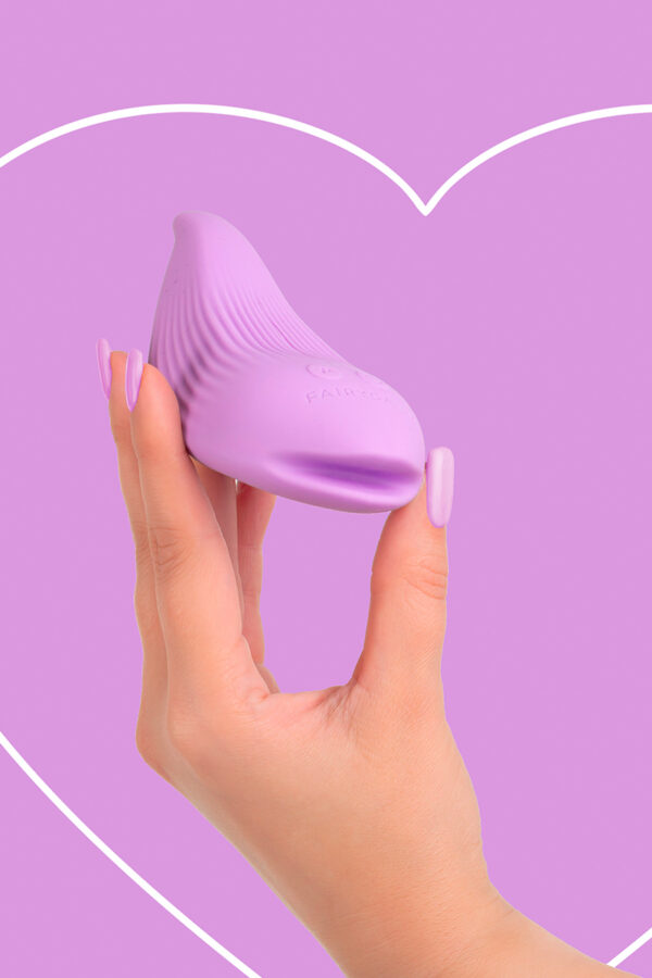 Mini vibro rechargeable DelightfulWave violet - FairyGasm – Image 2