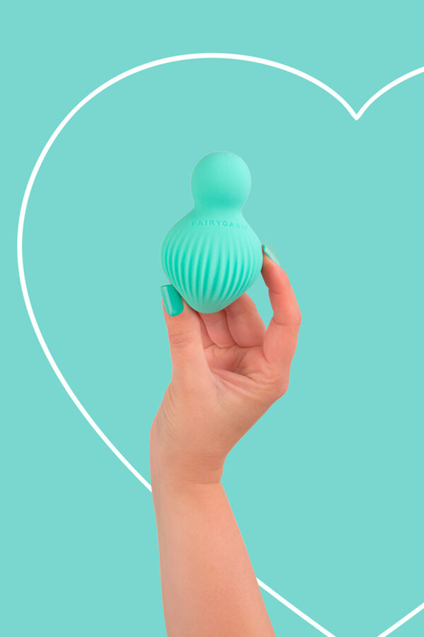 Mini vibro rechargeable EnchantedDesire vert - FairyGasm – Image 2