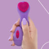 Stimulateur télécommandé de culotte HeartGem violet - FairyGasm – Image 2
