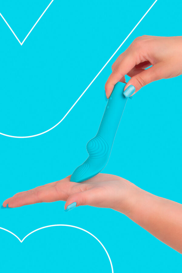 Vibro rechargeable LunaCharm bleu - FairyGasm – Image 2