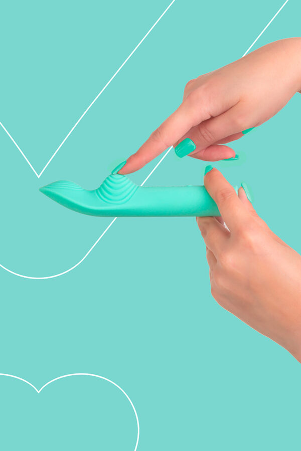 Vibro rechargeable LunaCharm vert - FairyGasm – Image 2