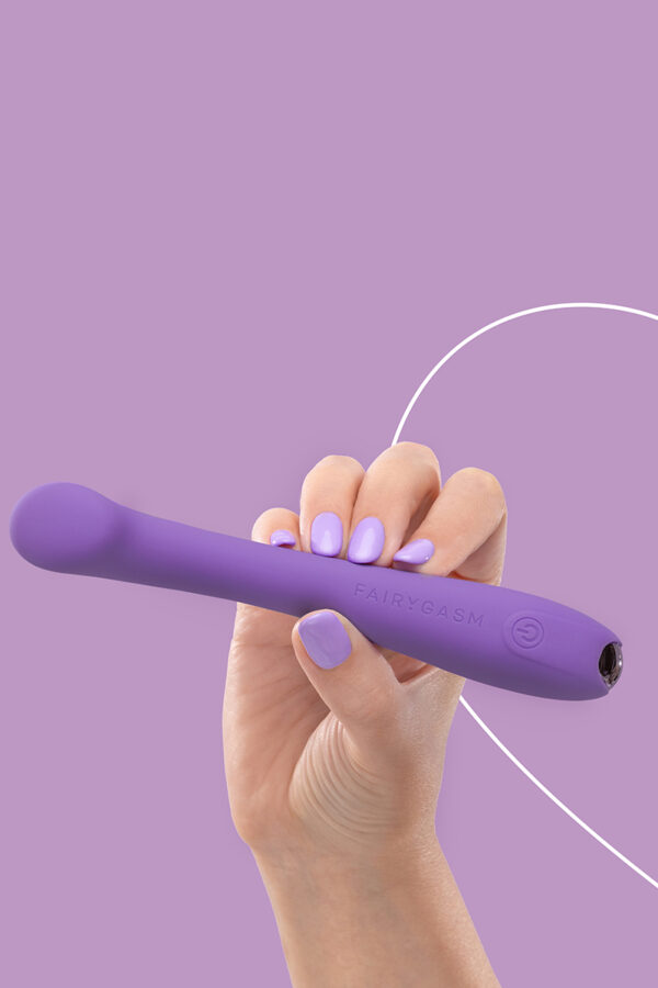 Vibro rechargeable MerryWand violet - FairyGasm – Image 2