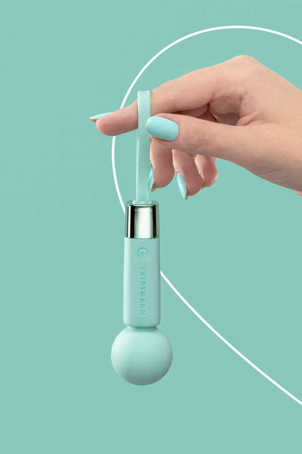 Mini vibro rechargeable Pearlstasy vert - FairyGasm – Image 2