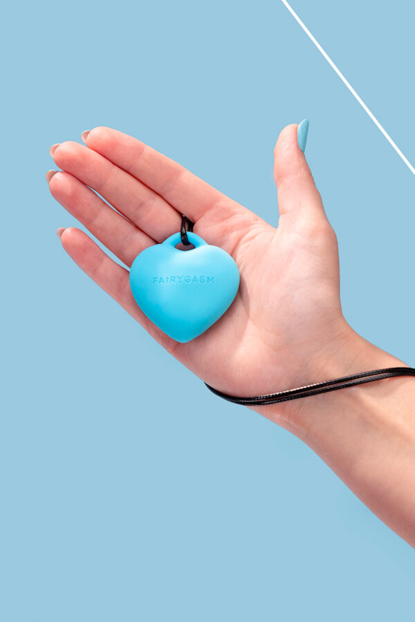 Stimulateur pendentif PleasureStone bleu - FairyGasm – Image 2