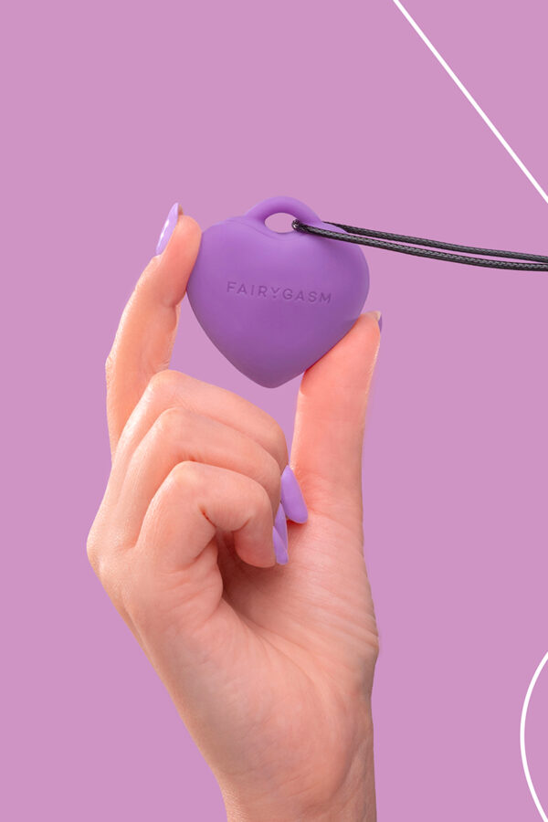Stimulateur pendentif PleasureStone violet - FairyGasm – Image 2