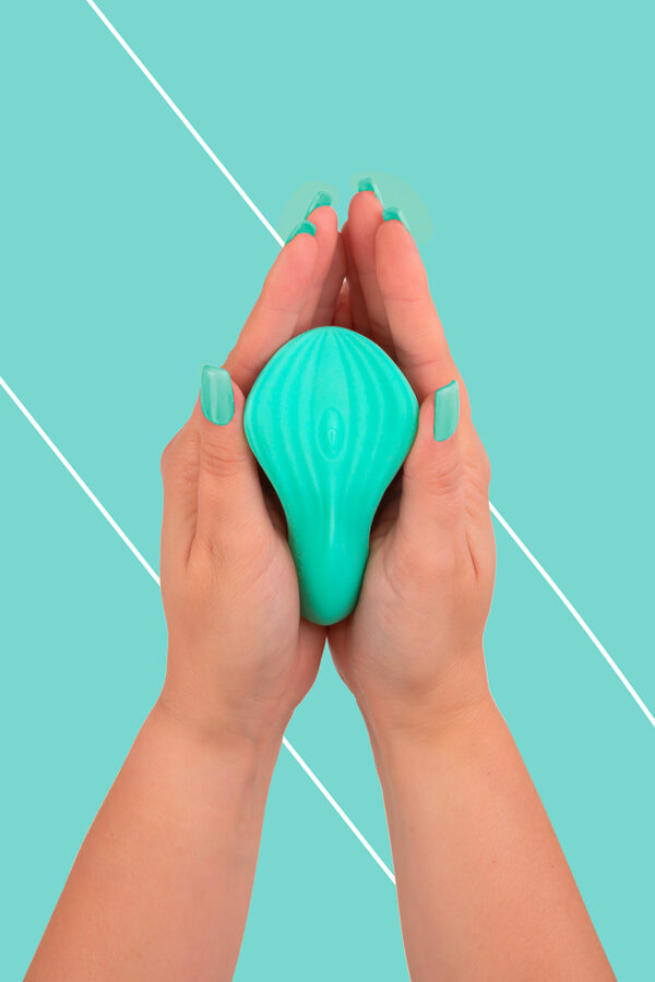 Mini vibro rechargeable SilkenTouch vert - FairyGasm – Image 2