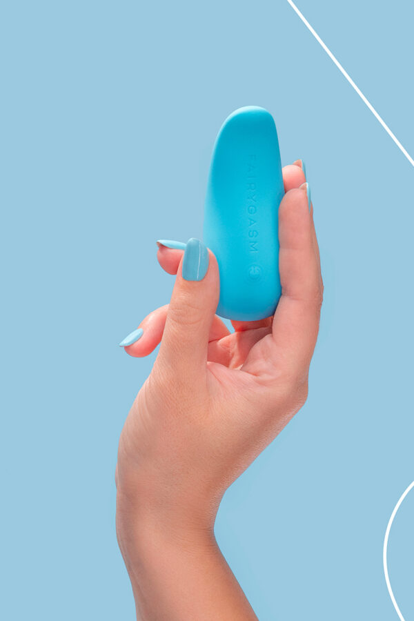 Mini vibro rechargeable ThrillLeaf bleu - FairyGasm – Image 2