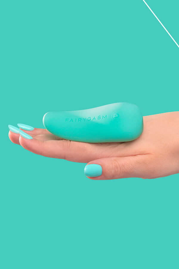 Mini vibro rechargeable ThrillLeaf vert - FairyGasm – Image 2