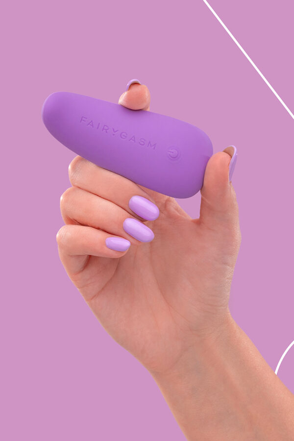 Mini vibro rechargeable ThrillLeaf violet - FairyGasm – Image 2