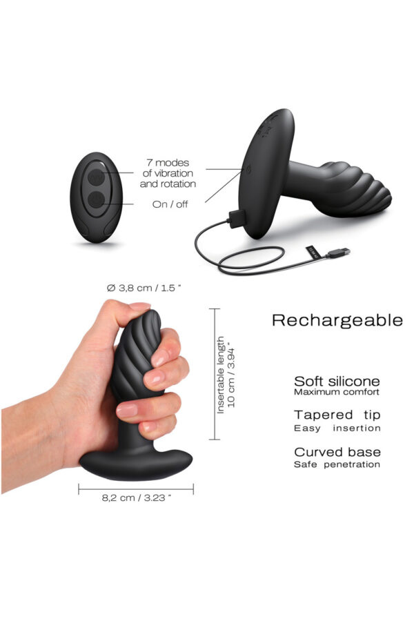 Plug anal rotatif Spin Plug - Dorcel – Image 2