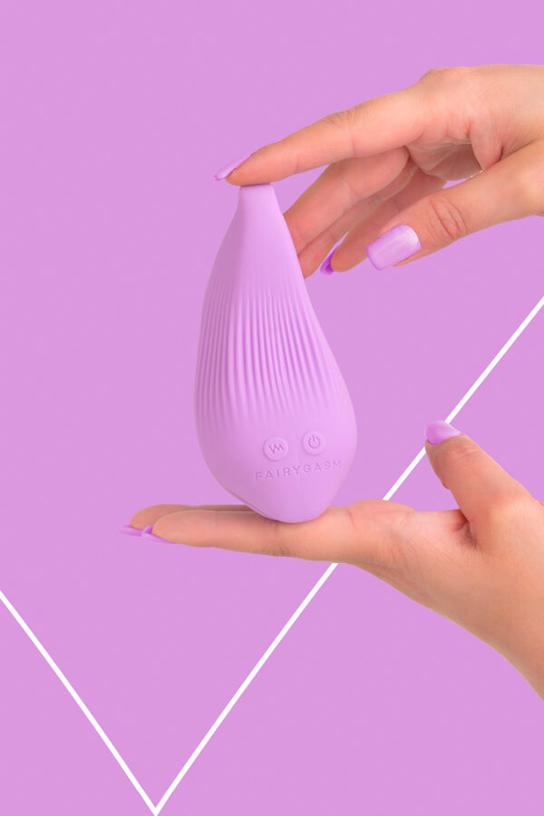 Mini vibro rechargeable DelightfulWave violet - FairyGasm – Image 3