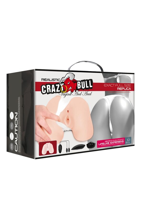 Masturbateur fessier hyper réaliste vibrant - Crazy Bull – Image 3