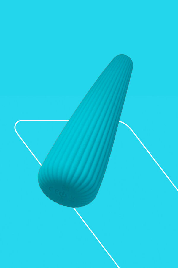 Vibro rechargeable IcyCone bleu - FairyGasm – Image 3