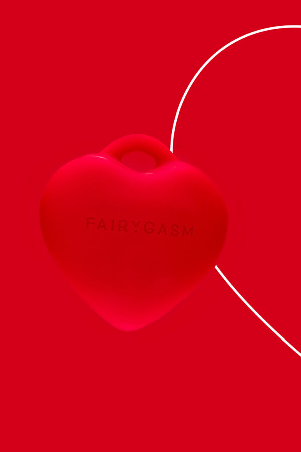 Stimulateur pendentif PleasureStone rouge - FairyGasm – Image 3