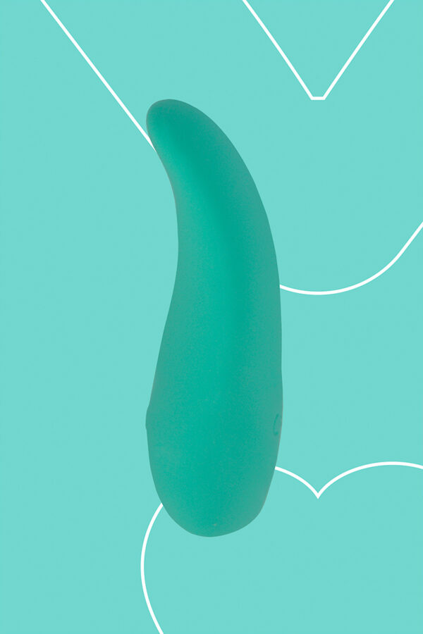 Mini vibro rechargeable ThrillLeaf vert - FairyGasm – Image 4