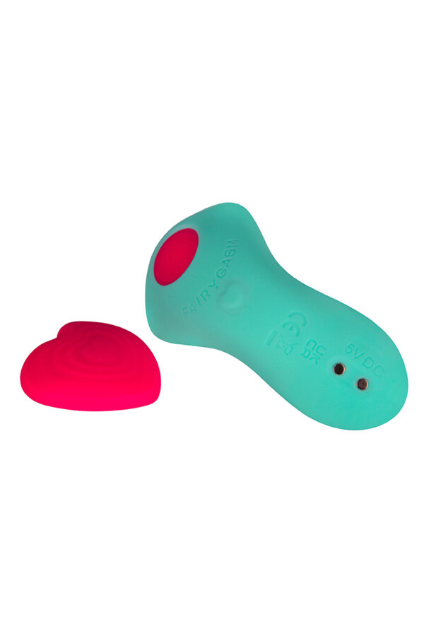 Stimulateur télécommandé de culotte HeartGem vert - FairyGasm – Image 4