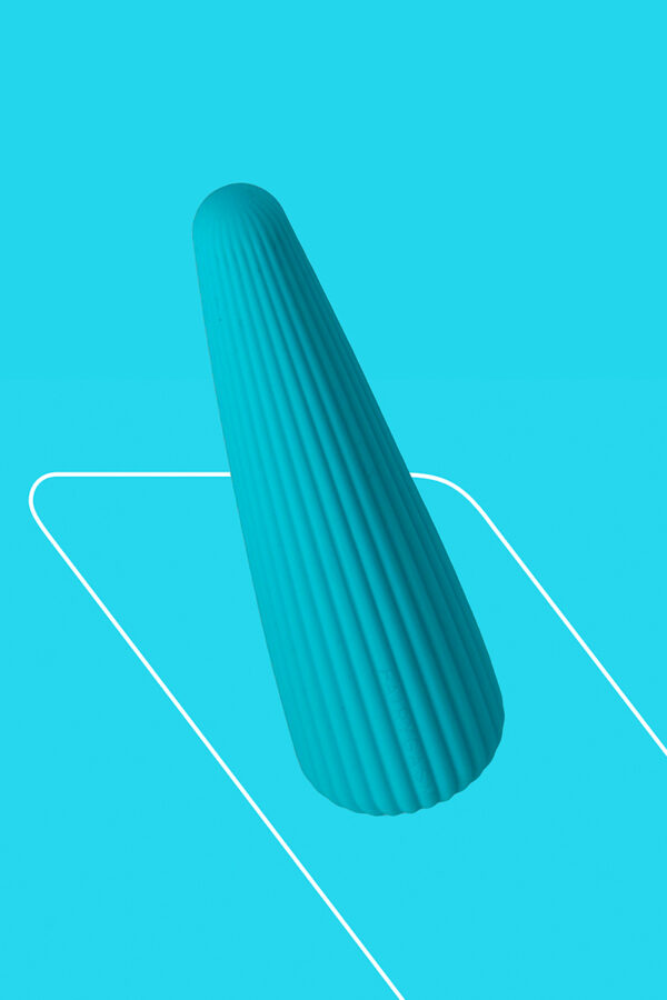Vibro rechargeable IcyCone bleu - FairyGasm – Image 4