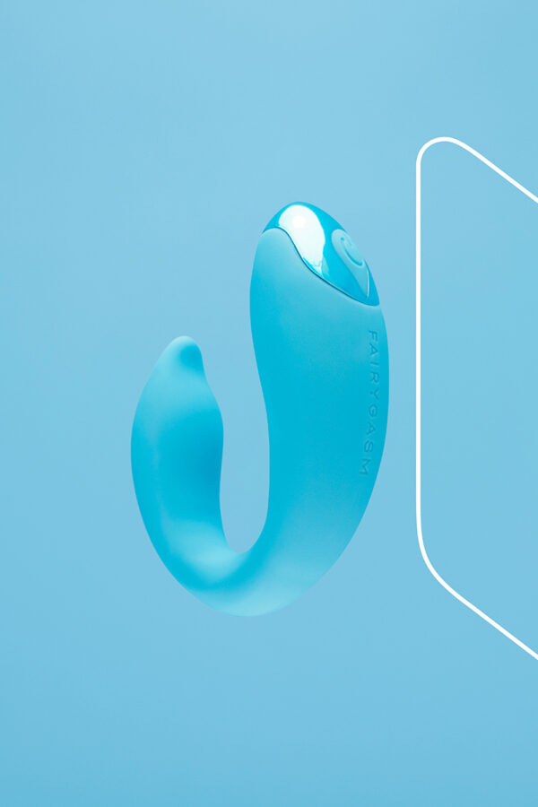 Vibro pour couples PleasureBerry bleu - FairyGasm – Image 4