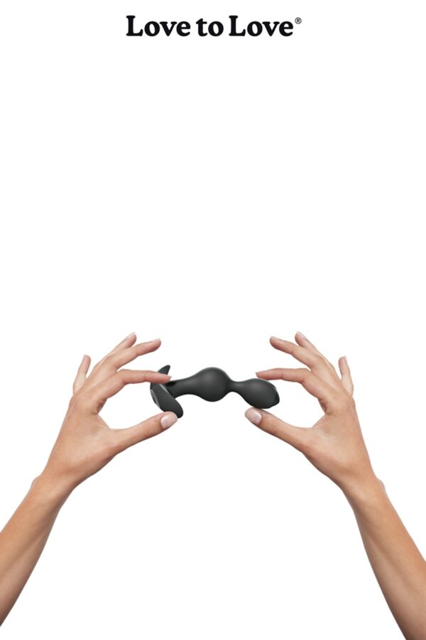 Plug anal vibrant Twinny Bud noir – Image 4